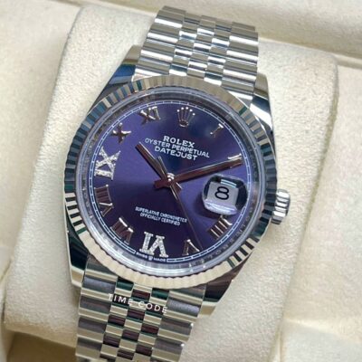 ROLEX DATEJUST PURPLE ROWAN DIAMONDS