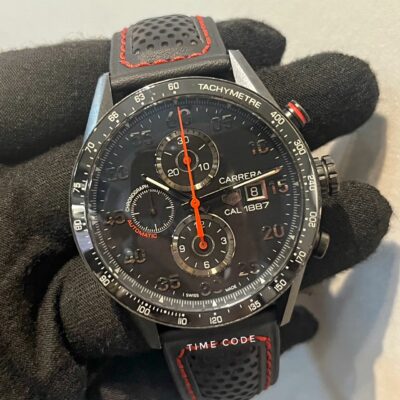 TAG HEUER CARRERA 43MM TITANIUM PVD -CAR2A80.FC6237 (WATCH ONLY)