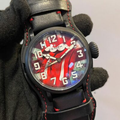 [PREOWNED] ZENITH PILOT TYPE 20 GMT ROLLING STONES LIMITED EDITION