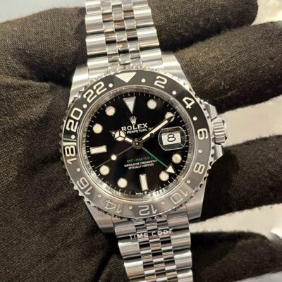 [PREOWNED 2025] ROLEX GMT-MASTER II 40MM JUBILEE BRACELET BRUCE WAYNE -126710GRNR