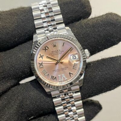 [BRAND NEW] ROLEX DATEJUST 31MM PINK ROMAN VI DIAMOND DIAL JUBILEE BRACELET -278274