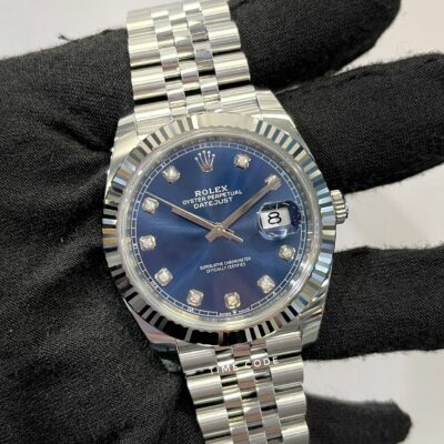 [BRAND NEW] ROLEX DATEJUST 41MM 10 DIAMONDS BLUE DIAL -126334