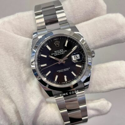 [BRAND NEW] ROLEX DATEJUST 41MM BLACK DIAL -126300