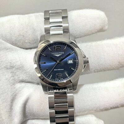 [BRAND NEW 2025] LONGINES CONQUEST 29.5MM BLUE DIAL QUARTZ LADIES WATCH -L3.376.4.96.6